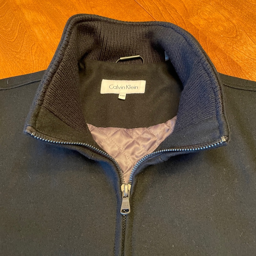 Calvin Klein Wool Blend Dress Winter Coat